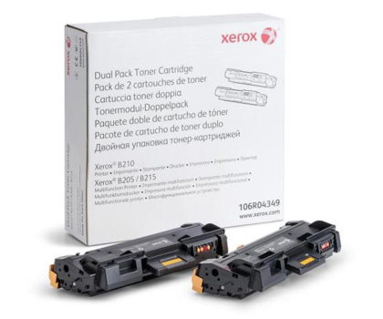 Toner XEROX 106R04349 Czarny dwupak 2x3000 stron B210/B205/B215